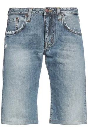 (+) people BOTTOMWEAR - Denim shorts - on YOOX.com
