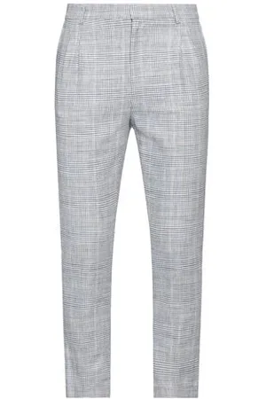 GREY DANIELE ALESSANDRINI BOTTOMWEAR - Trousers - on YOOX.com