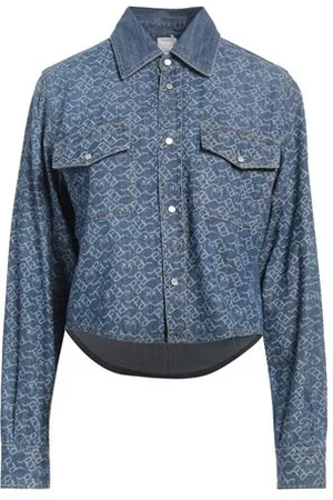 Pinko TOPWEAR - Denim shirts - on YOOX.com