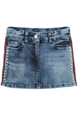 MONNALISA BOTTOMWEAR - Denim skirts - on YOOX.com