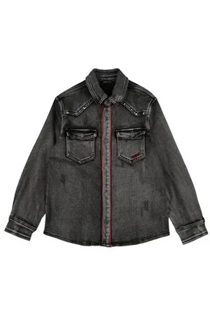 MONNALISA COATS & JACKETS - Denim outerwear - on YOOX.com