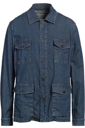 CANALI COATS & JACKETS - Denim outerwear - on YOOX.com