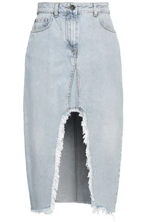 Twin-Set BOTTOMWEAR - Denim skirts - on YOOX.com
