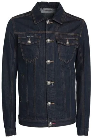 Philipp Plein COATS & JACKETS - Denim outerwear - on YOOX.com