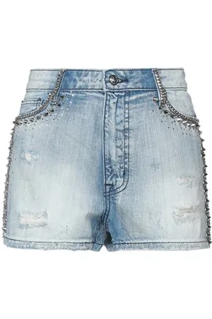 Met BOTTOMWEAR - Denim shorts - on YOOX.com