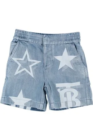 Burberry BOTTOMWEAR - Denim shorts - on YOOX.com