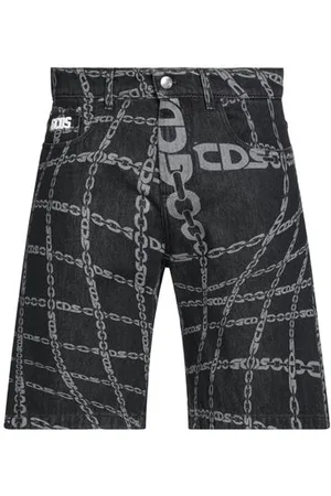 GCDS BOTTOMWEAR - Denim shorts - on YOOX.com