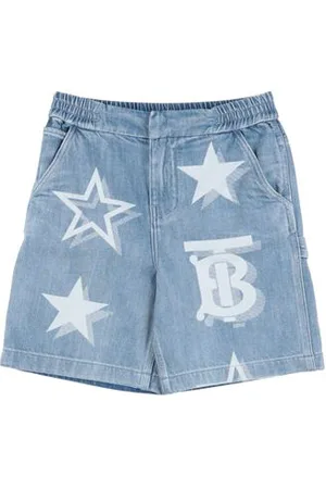 Burberry BOTTOMWEAR - Denim shorts - on YOOX.com