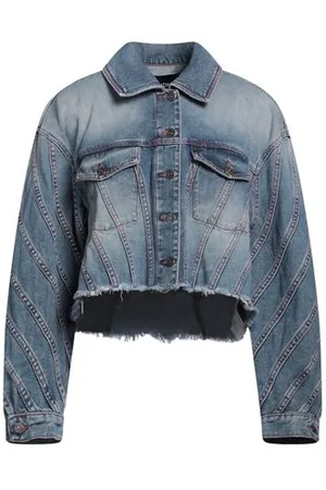 Dondup COATS & JACKETS - Denim outerwear - on YOOX.com
