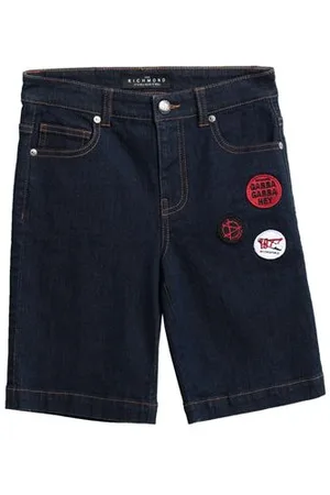 John Richmond BOTTOMWEAR - Denim shorts - on YOOX.com