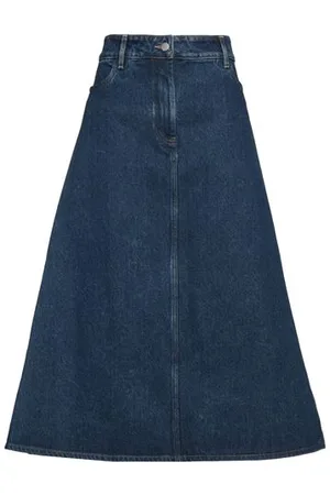 STUDIO NICHOLSON BOTTOMWEAR - Denim skirts - on YOOX.com