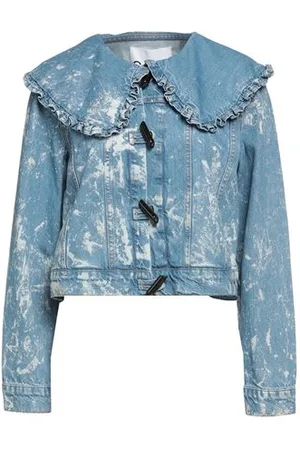 Ganni COATS & JACKETS - Denim outerwear - on YOOX.com