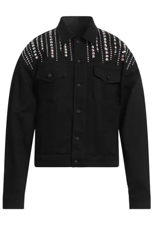VERSACE COATS & JACKETS - Denim outerwear - on YOOX.com