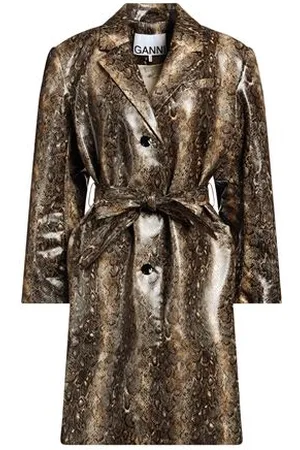 Ganni COATS & JACKETS - Overcoats & Trench Coats - on YOOX.com