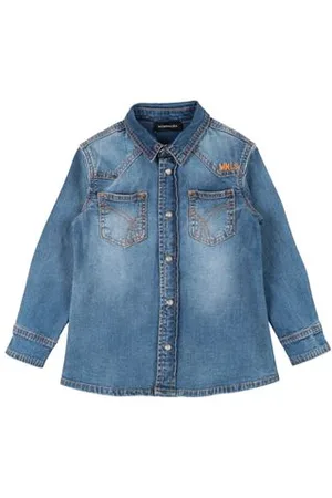 MONNALISA TOPWEAR - Denim shirts - on YOOX.com