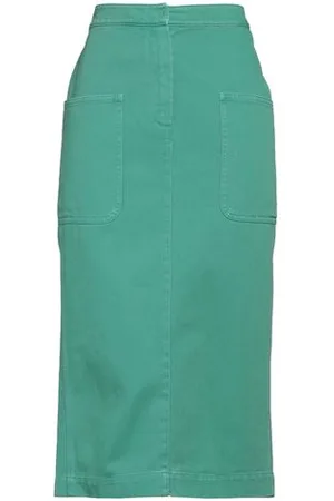 Max Mara BOTTOMWEAR - Denim skirts - on YOOX.com