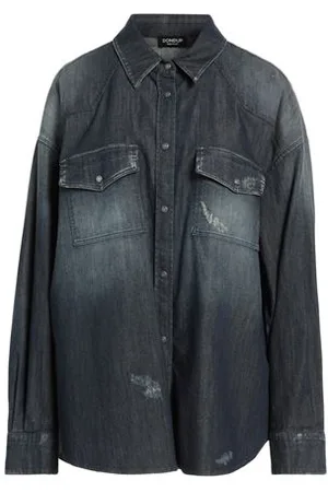 Dondup TOPWEAR - Denim shirts - on YOOX.com