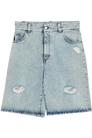 Msgm BOTTOMWEAR - Denim shorts - on YOOX.com