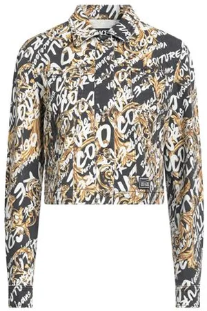 VERSACE COATS & JACKETS - Denim outerwear - on YOOX.com