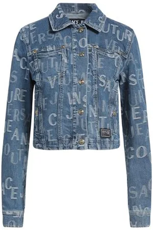 VERSACE COATS & JACKETS - Denim outerwear - on YOOX.com