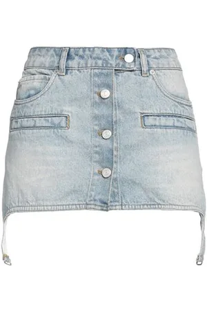 Courrèges BOTTOMWEAR - Denim skirts - on YOOX.com