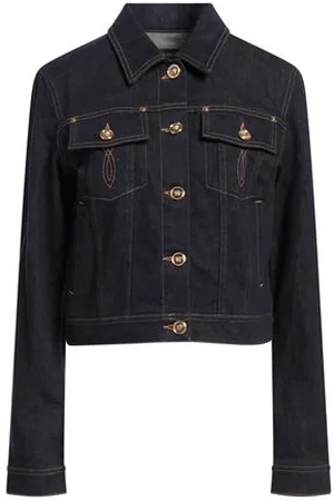 VERSACE COATS & JACKETS - Denim outerwear - on YOOX.com