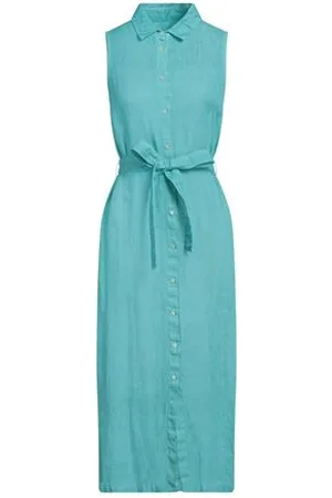 120% Lino DRESSES - Midi dresses - on YOOX.com