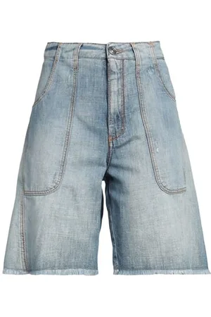 ERMANNO SCERVINO BOTTOMWEAR - Denim shorts - on YOOX.com