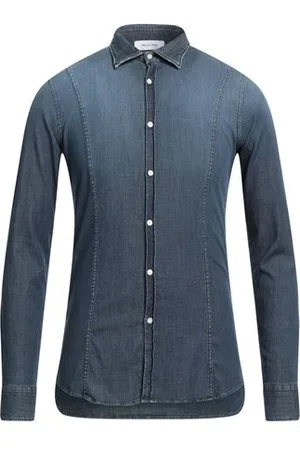 Aglini TOPWEAR - Denim shirts - on YOOX.com