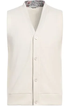 GREY DANIELE ALESSANDRINI KNITWEAR - Cardigans - on YOOX.com