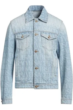 VERSACE COATS & JACKETS - Denim outerwear - on YOOX.com