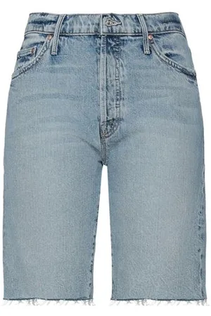 Mother BOTTOMWEAR - Denim shorts - on YOOX.com