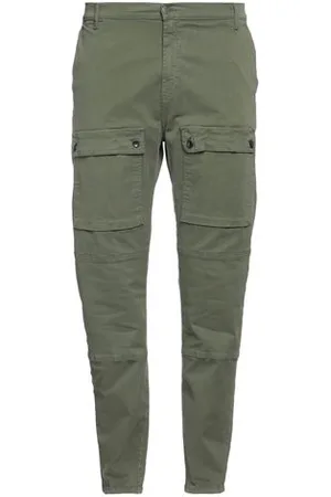 GREY DANIELE ALESSANDRINI BOTTOMWEAR - Trousers - on YOOX.com