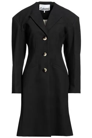 Ganni COATS & JACKETS - Overcoats & Trench Coats - on YOOX.com