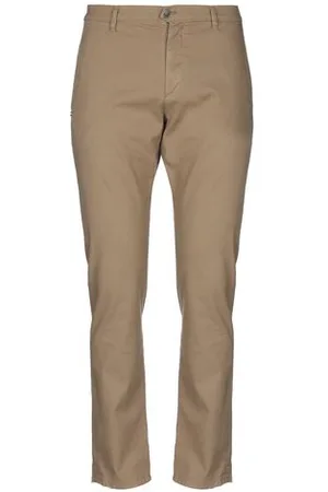 GREY DANIELE ALESSANDRINI BOTTOMWEAR - Trousers - on YOOX.com