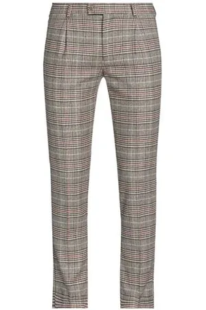 GREY DANIELE ALESSANDRINI BOTTOMWEAR - Trousers - on YOOX.com