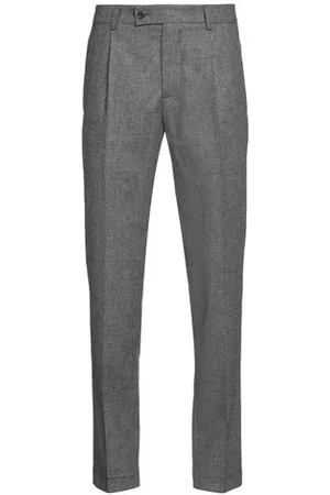 GREY DANIELE ALESSANDRINI BOTTOMWEAR - Trousers - on YOOX.com