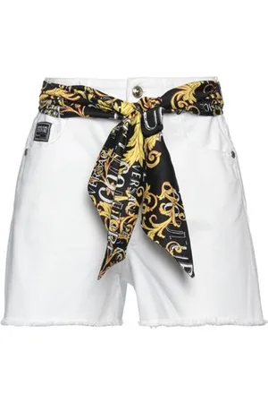 VERSACE BOTTOMWEAR - Denim shorts - on YOOX.com