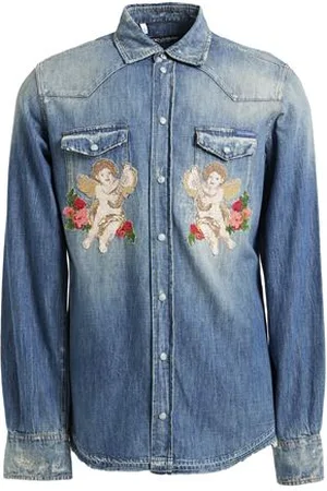 Dolce & Gabbana TOPWEAR - Denim shirts - on YOOX.com