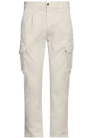 GREY DANIELE ALESSANDRINI BOTTOMWEAR - Trousers - on YOOX.com