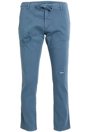 GREY DANIELE ALESSANDRINI BOTTOMWEAR - Jeans - on YOOX.com