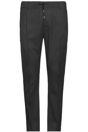 GREY DANIELE ALESSANDRINI BOTTOMWEAR - Trousers - on YOOX.com