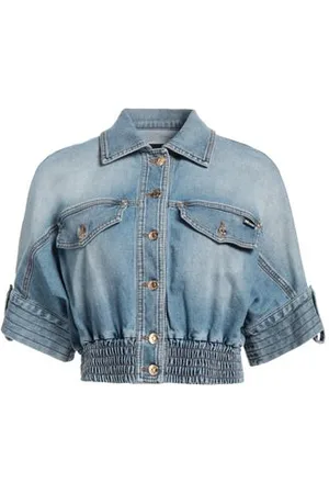 Roberto Cavalli COATS & JACKETS - Denim outerwear - on YOOX.com
