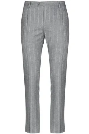 GREY DANIELE ALESSANDRINI BOTTOMWEAR - Trousers - on YOOX.com