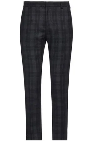 GREY DANIELE ALESSANDRINI BOTTOMWEAR - Trousers - on YOOX.com