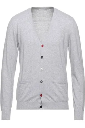 GREY DANIELE ALESSANDRINI KNITWEAR - Cardigans - on YOOX.com