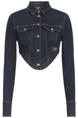 VERSACE COATS & JACKETS - Denim outerwear - on YOOX.com