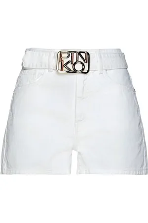 Pinko BOTTOMWEAR - Denim shorts - on YOOX.com