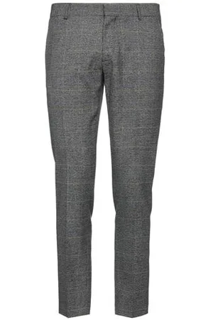GREY DANIELE ALESSANDRINI BOTTOMWEAR - Trousers - on YOOX.com