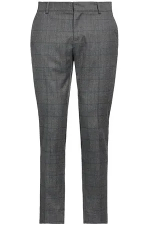 GREY DANIELE ALESSANDRINI BOTTOMWEAR - Trousers - on YOOX.com
